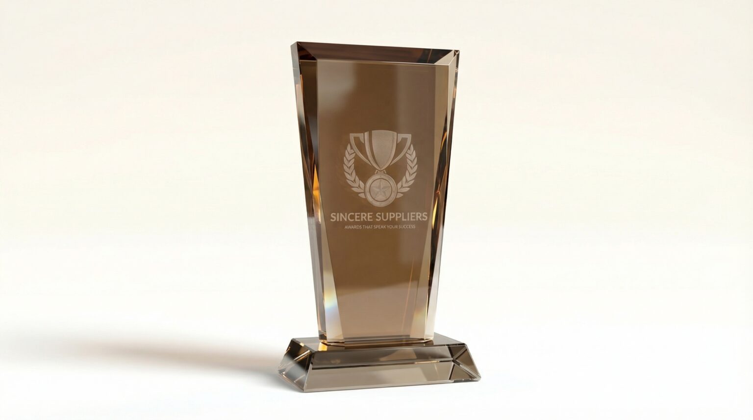 Crystal/Acrylic/Metal premium award pieces for excellence recognition